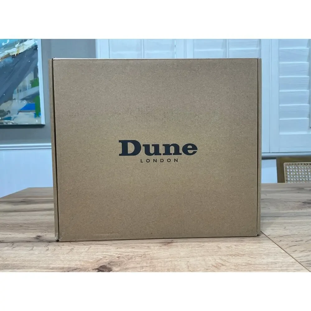 Dune London Comfort Kitten Chelsea Ankle Boot Black Suede Sz 7.5/8 US 38 EU NIB